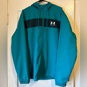 Under Armour Men’s Teal Zip-Up Jacket